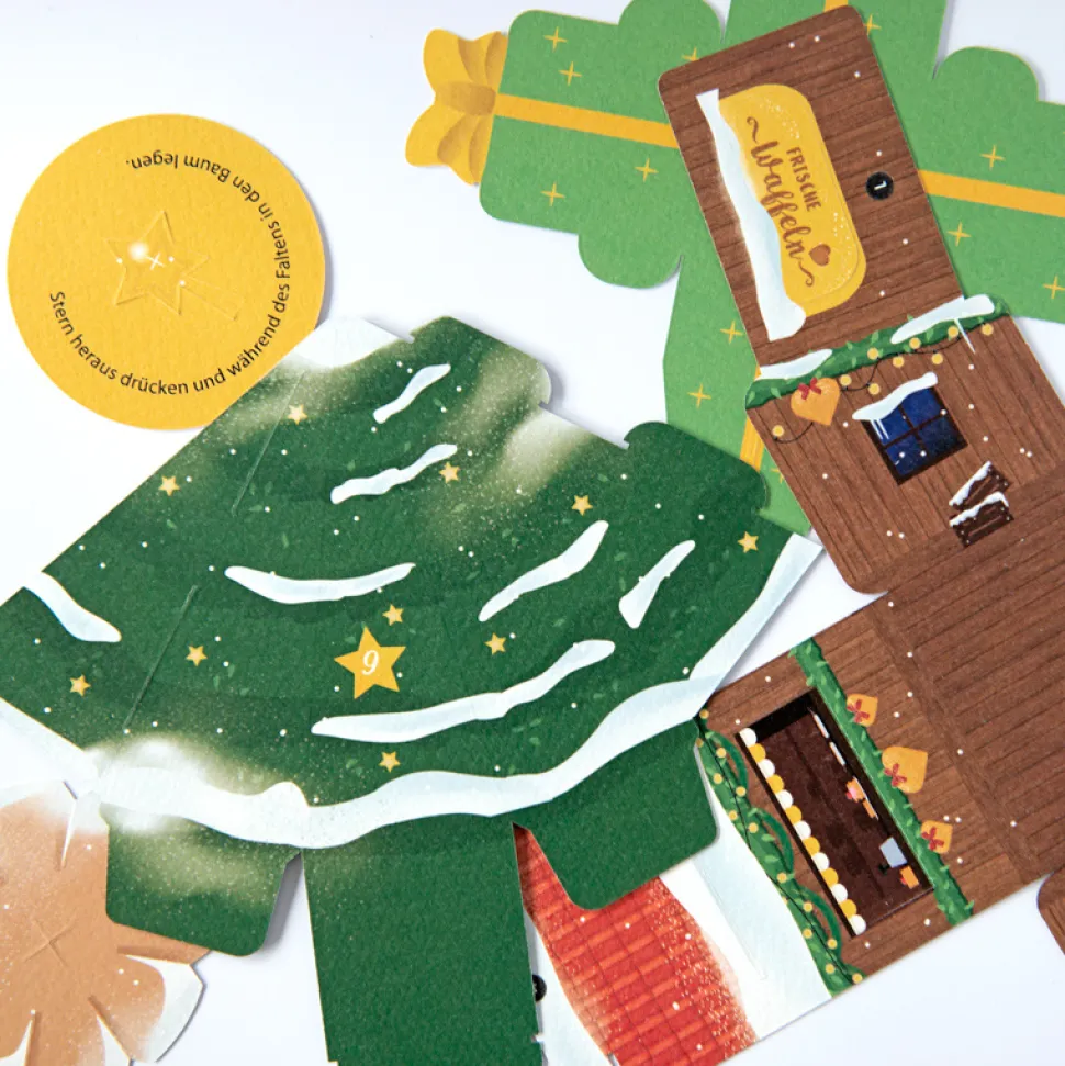 Adventskalender zum Befüllen "Weihnachtsmarkt"