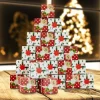 Adventskalender zum Selbstbefüllen "Boxen rot-weiß"