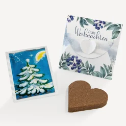 Anzuchtset Herz geschäftlich "Winterlandschaft"