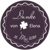Aufkleber Geburtstag Danke