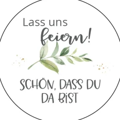 Aufkleber Geburtstag Green Magic