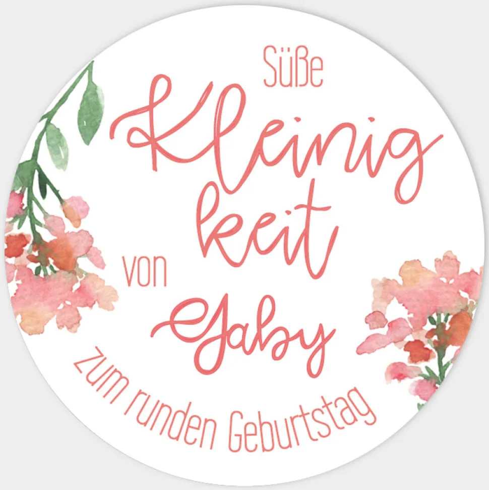 Aufkleber Geburtstag Kleinigkeit