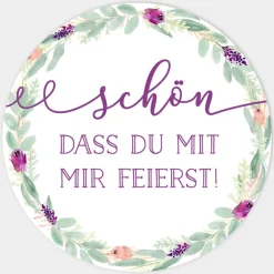Aufkleber Geburtstag Schön