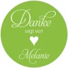 Aufkleber Geburtstag Vintage Elegance