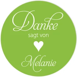 Aufkleber Geburtstag Vintage Elegance
