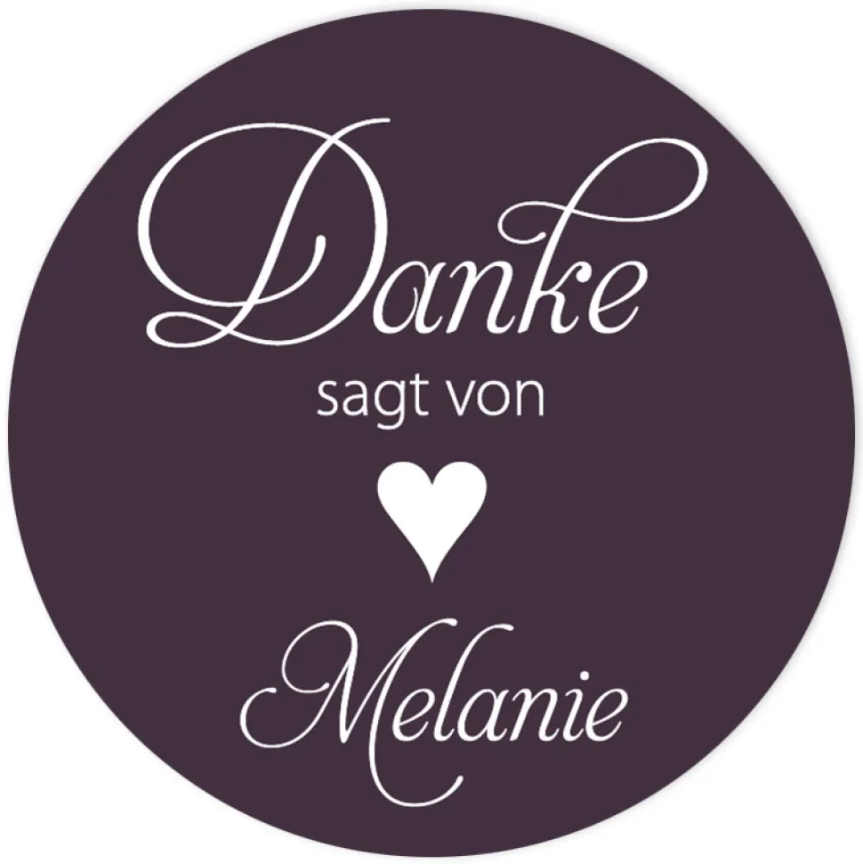 Aufkleber Geburtstag Vintage Elegance
