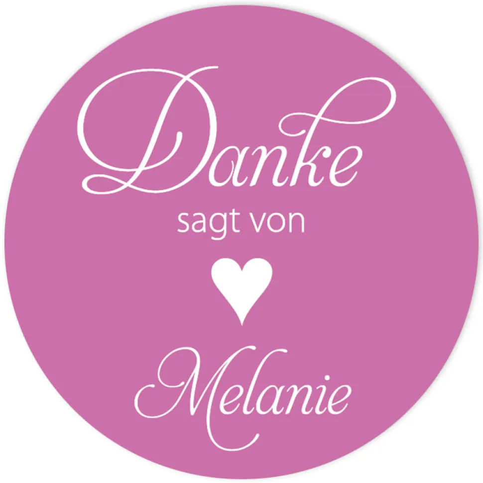 Aufkleber Geburtstag Vintage Elegance