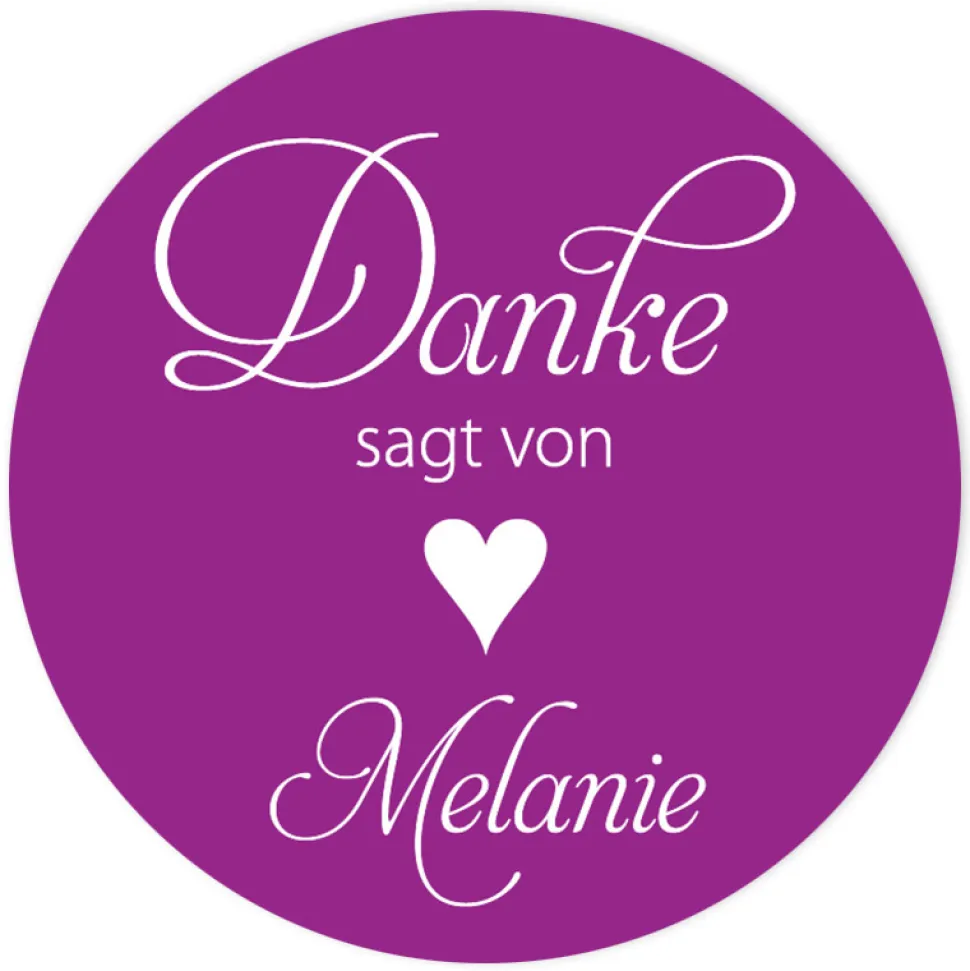Aufkleber Geburtstag Vintage Elegance