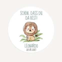 Aufkleber "Löwe Leo"