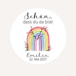 Aufkleber "Regenbogen Vintage"