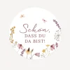 Aufkleber "Wildromantische Blüten"