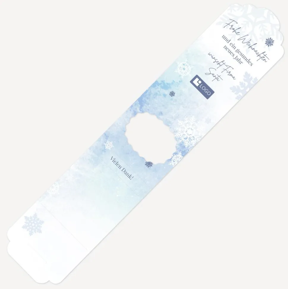 Aufsteller "Schneeflocken" mit Füllung