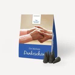 Aufsteller + Tütchen "Wave" mit 5 Crottendorfer Räucherkerzen "Weihrauch"