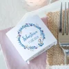 Banderole Mini Schokolade Anker mit Kranz