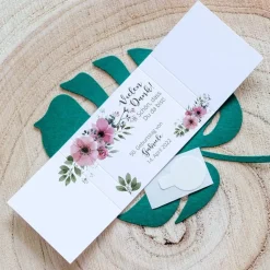 Banderole Mini Schokolade Bohemian Summer personalisiert