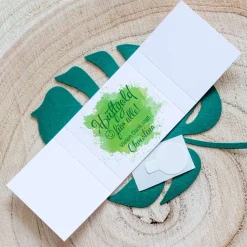 Banderole Mini Schokolade Hüftgold personalisiert