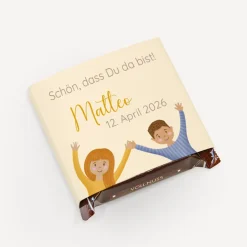 Banderole Mini Schokolade "Ihr seid meine Freunde!"