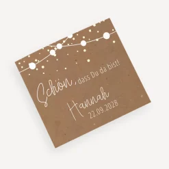 Banderole Mini Schokolade "Party Lights"