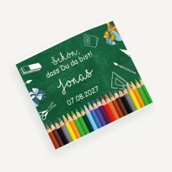 Banderole Mini Schokolade "Stifte"