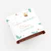 Banderole Mini Schokolade "Tierische Buchstaben"