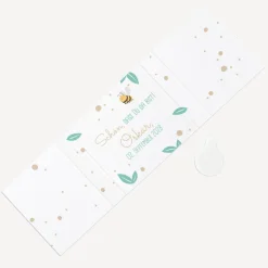 Banderole Mini Schokolade "Tierische Buchstaben"
