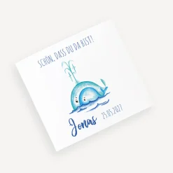 Banderole Mini Schokolade "Wal"