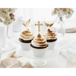 Cupcake Topper Set gold