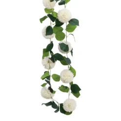 Dahliengirlande creme 220 cm