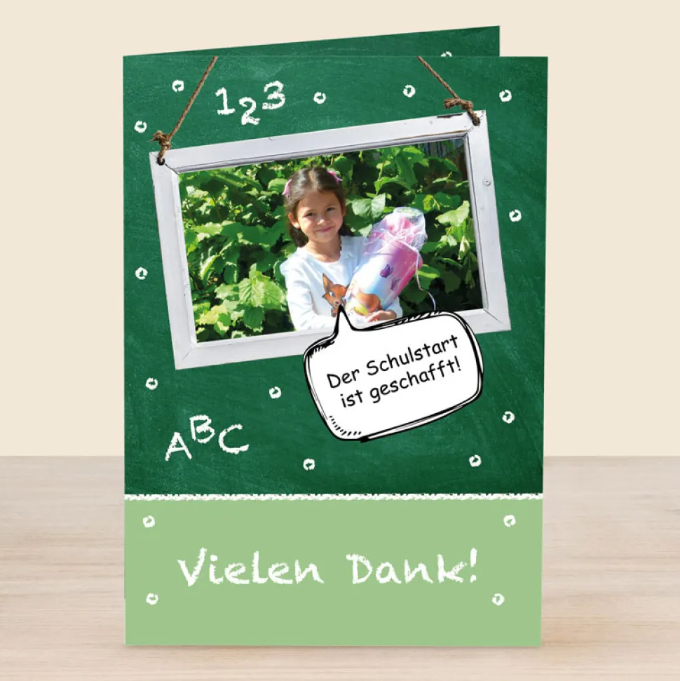 Danksagung Einschulung "Schulanfang"