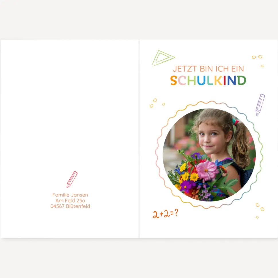 Danksagung Einschulung "Schulkind"