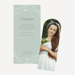 Danksagung Konfirmation mit Lesezeichen 
