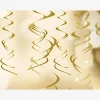 Deko Spirale gold 5 Stück