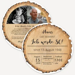 Einladung 80. Geburtstag