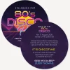 Einladung Geburtstag "80er Party"