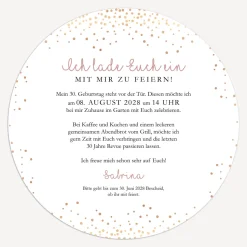 Einladung 30. Geburtstag