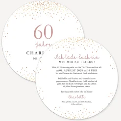 Einladung 60. Geburtstag