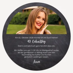 Einladung 40. Geburtstag