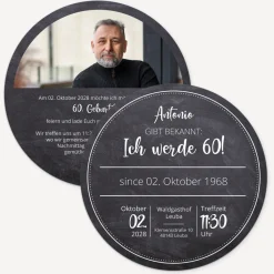 Einladung 60. Geburtstag
