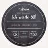 Einladung 50. Geburtstag "Schiefer"