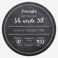 Einladung 30. Geburtstag