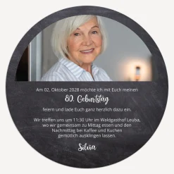 Einladung 80. Geburtstag