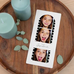 Einladung Jugendweihe mit Lesezeichen "Fotostreifen"