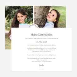 Einladung Kommunion "Vintage Dreams"
