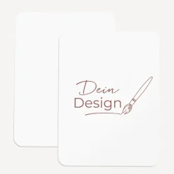 Einladung runde Ecken mit eigenem Design