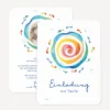 Einladung Taufe runde Ecken "Kreislauf des Lebens"