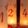 4er Set Adventswindlichter