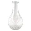 Flaschenvase Vintage transparent 10 x 18 cm