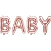Folienballon "BABY" roségold