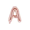 Folienballon Buchstabe "A" roségold 35 cm