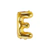 Folienballon Buchstabe "E" gold 35 cm
